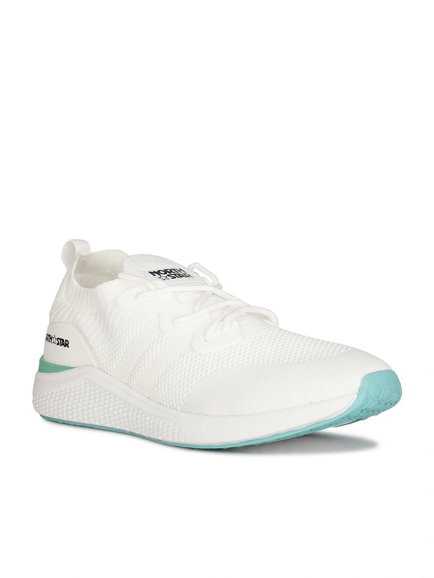 North Star by Bata Men's SLASHER White Running Shoes