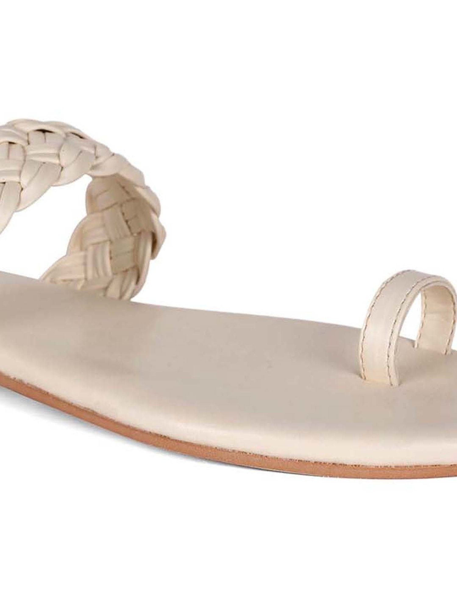 W Women's Wmorgan Beige Toe Ring Sandals