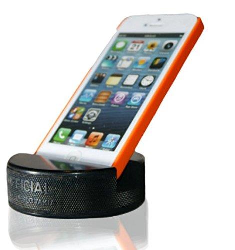 PUCKUPS - Indestructible Hockey Puck Cell Phone Stand - The Best Universal Smartphone/iPhone Xs Xs Max Xr X 8 7 6 / All Samsung Galaxy/Note / Google Pixel/PUCKUP Made From a REAL Hockey Puck