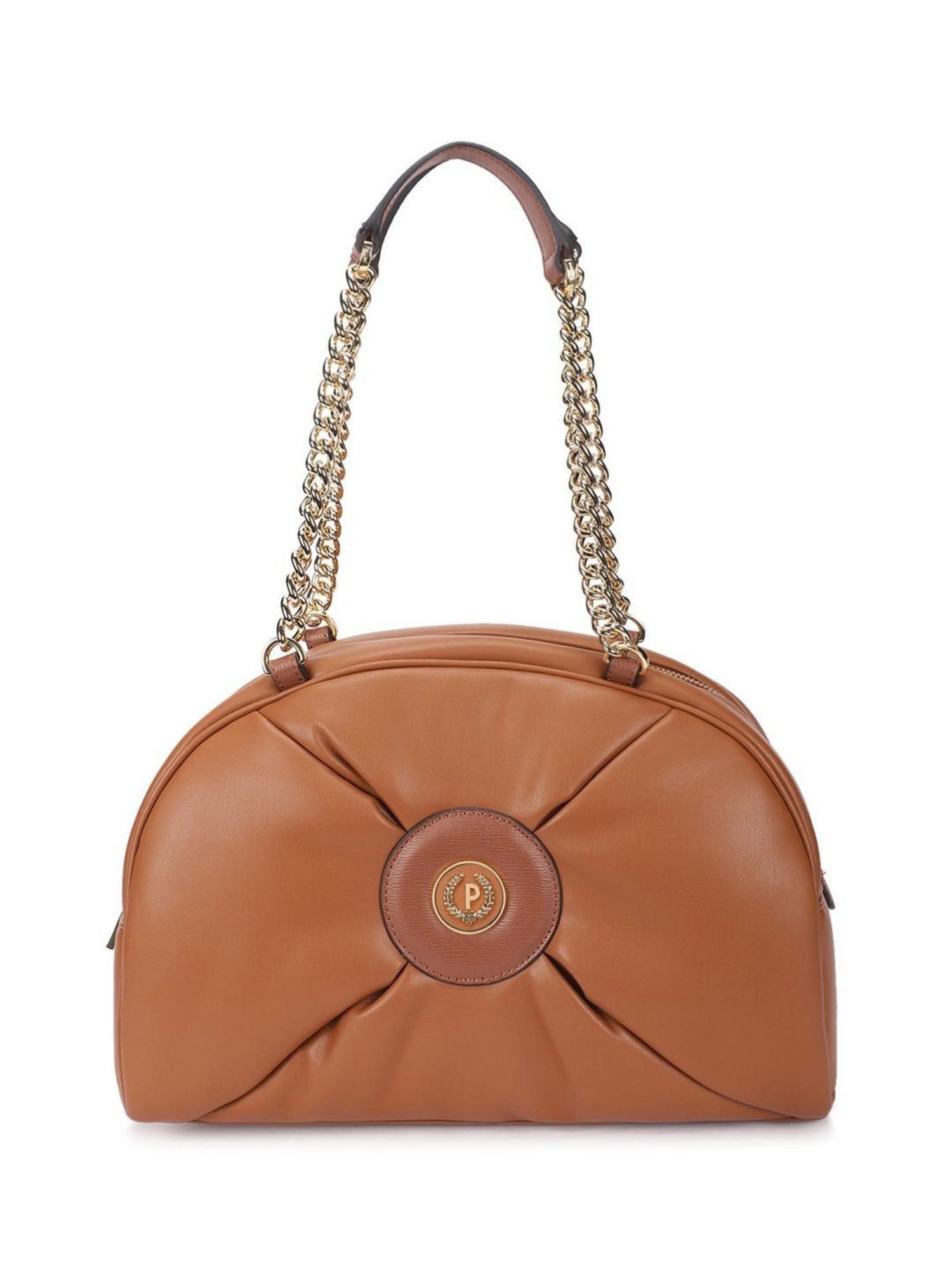 Pollini Brown Large Shoulder Bag