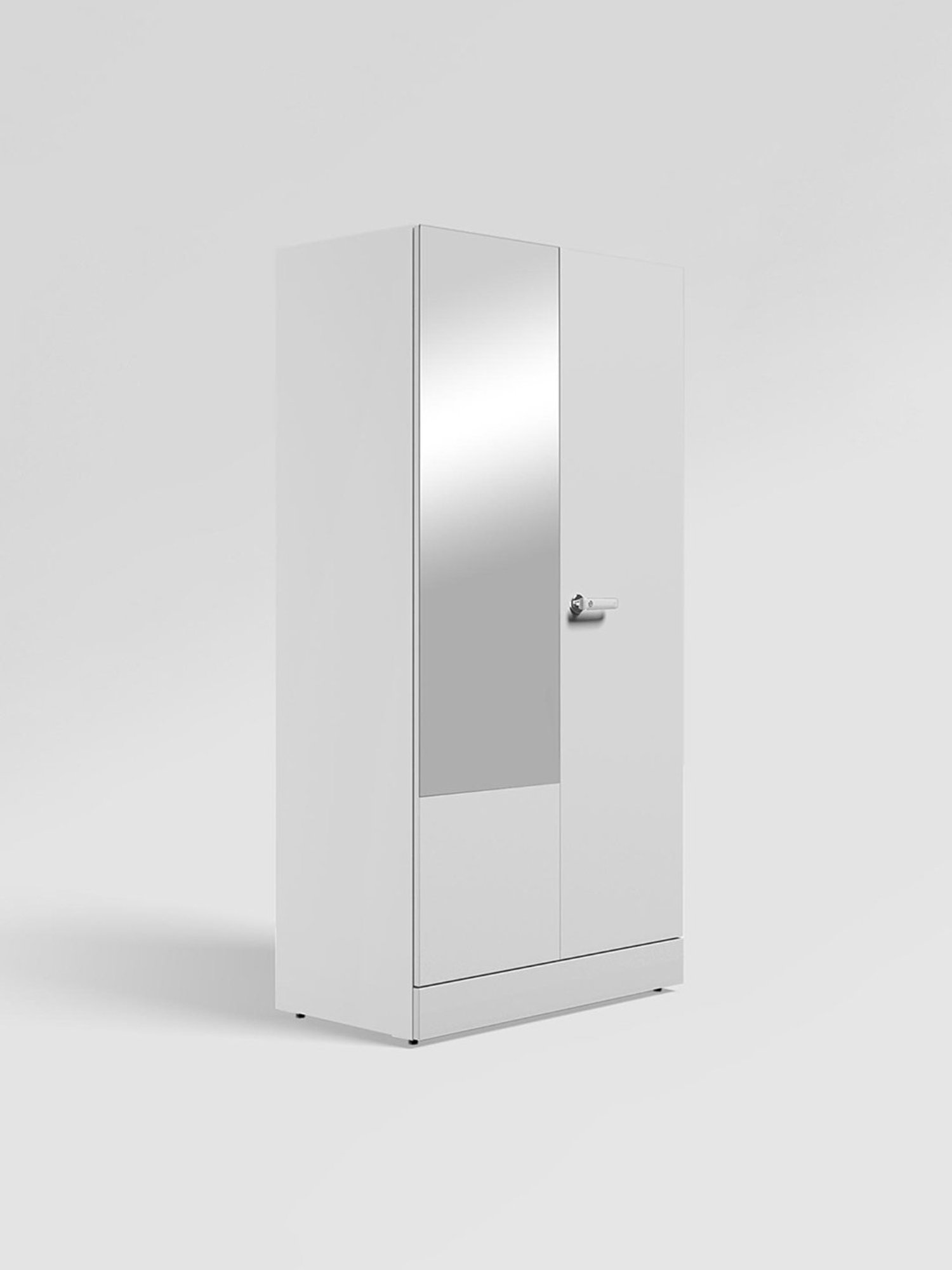 Godrej Interio Auraline Women Basic 2-Door Almirah, Textured Bond White (1-Year Warranty, 1 Drawer)