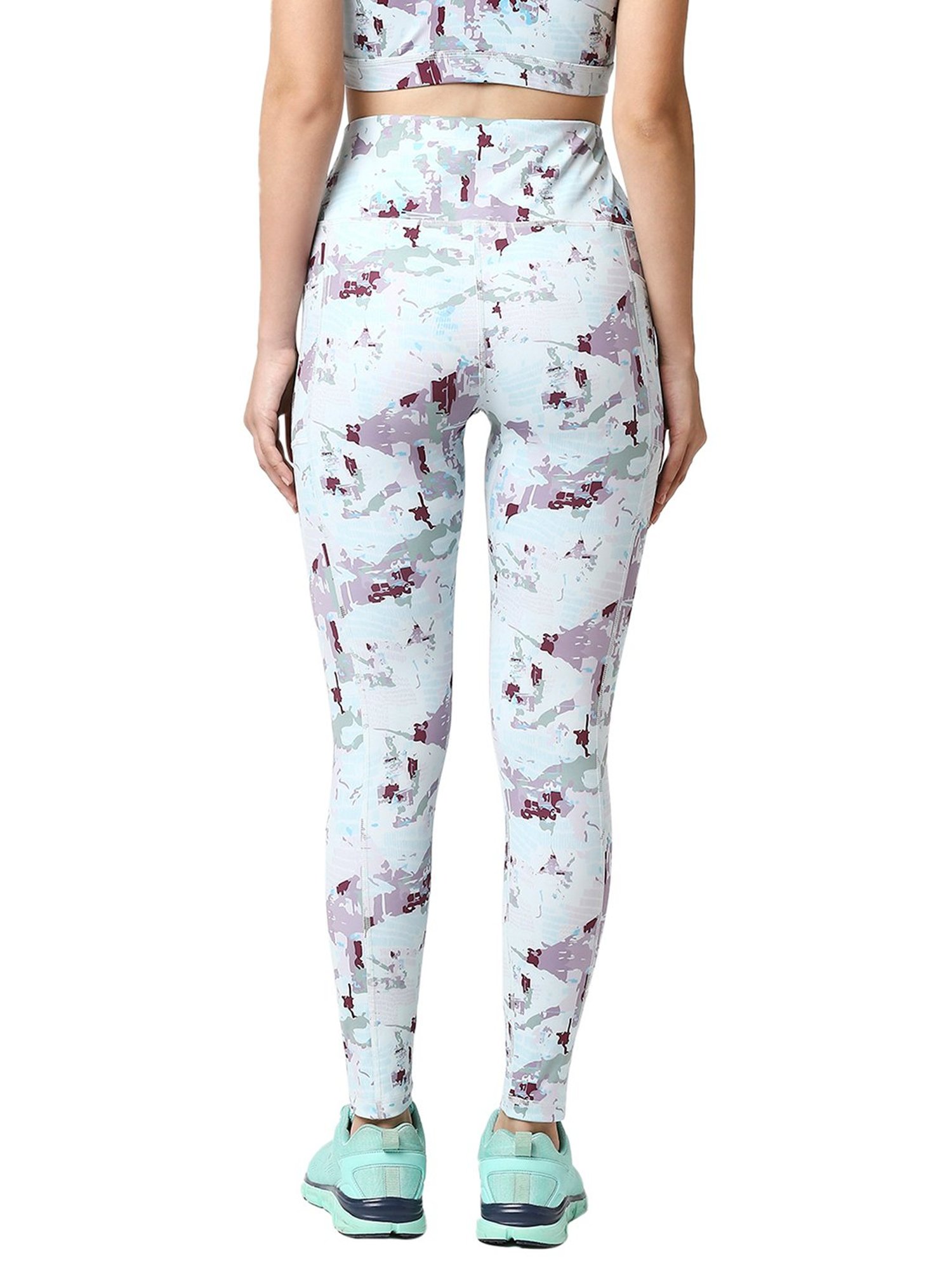 Soie Multicolor Printed Tights