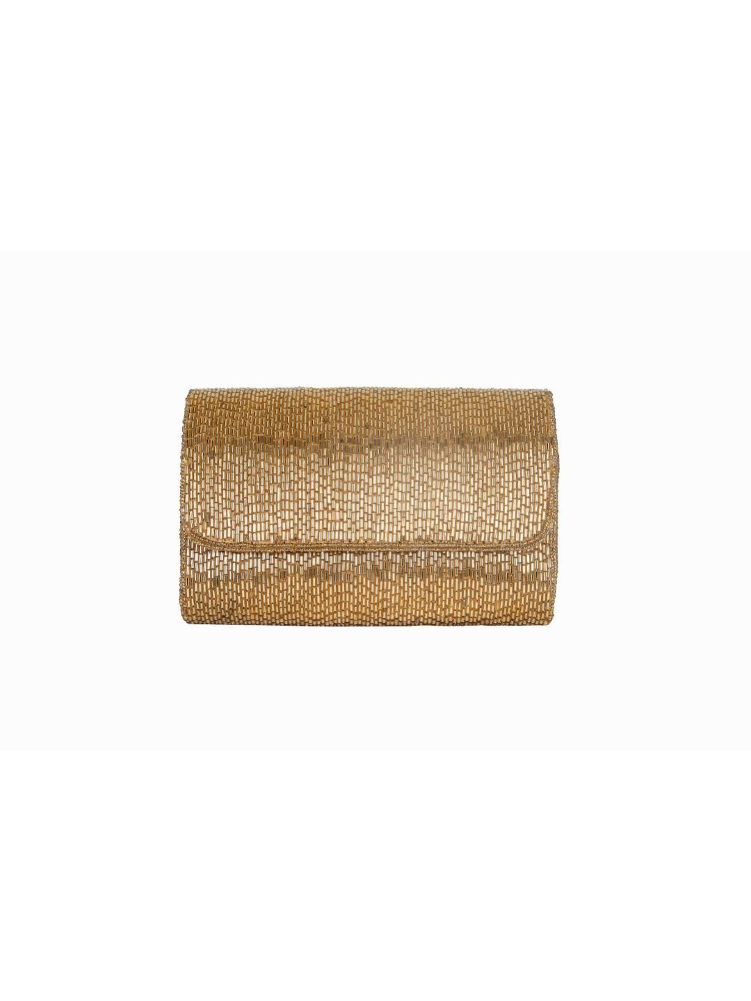 Tarini Nirula Golden Embellished Clutch