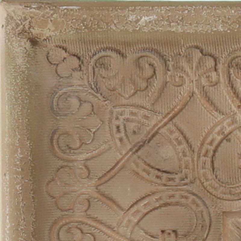 31.5" x 31.5" Weype Decorative Wall Mirror Gray - Southern Enterprises