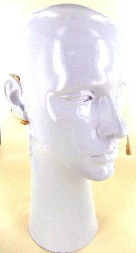 Ultra Lightweight Beige Unidirectional Headset Microphone for Audio-Technica Wireless Transmitters_Adjustable Left / Right Boom
