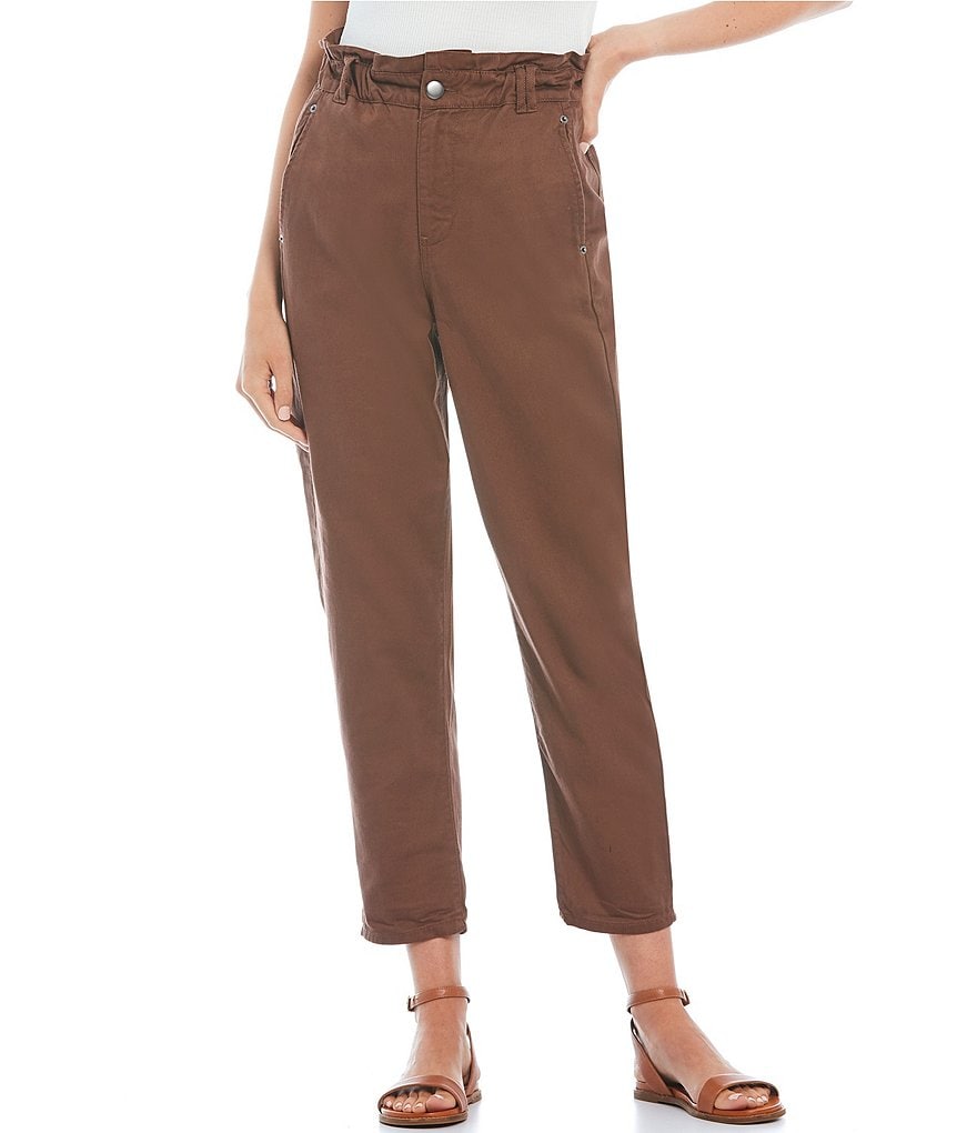 GB Paperbag Waist Twill Pants