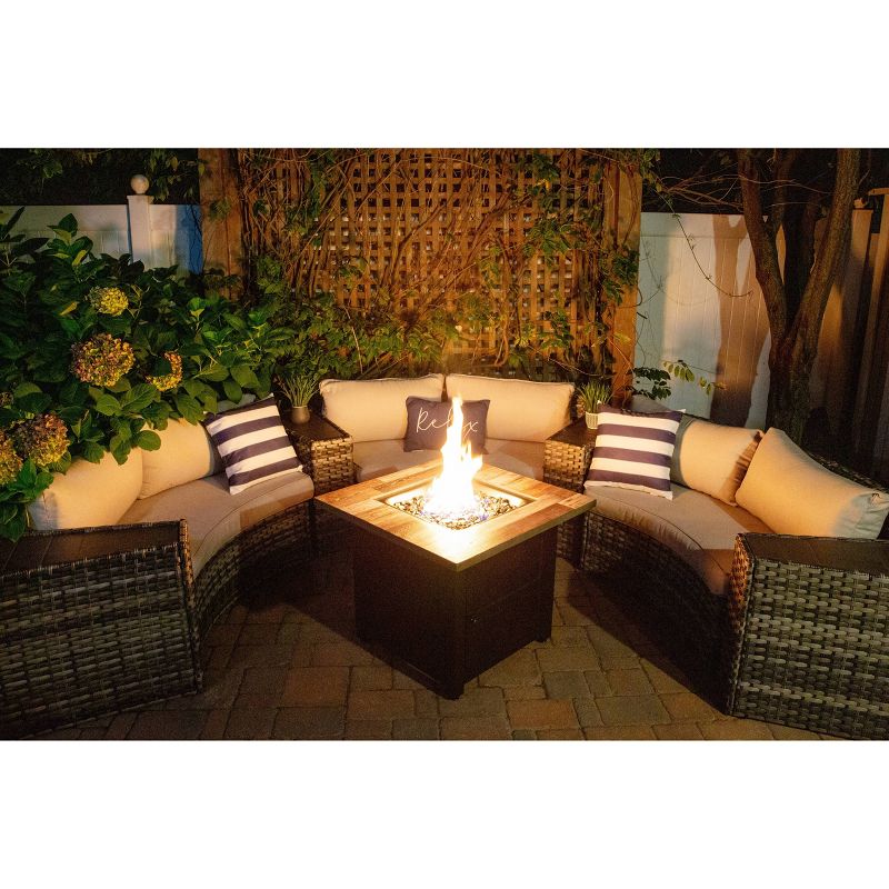 13" Terrazzo Propane Tabletop Fireplace - Beige - Project 62™