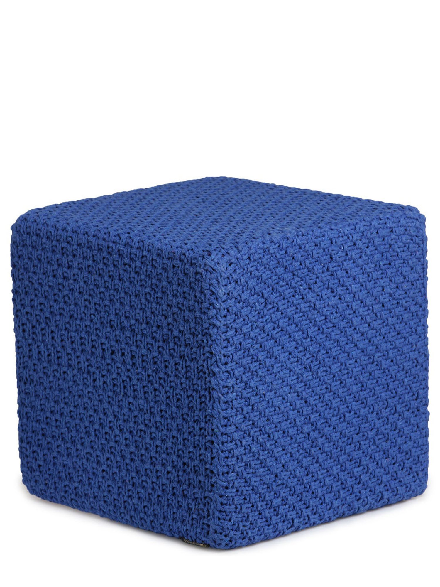 Romee Blue Bamboo Solid Ottomans