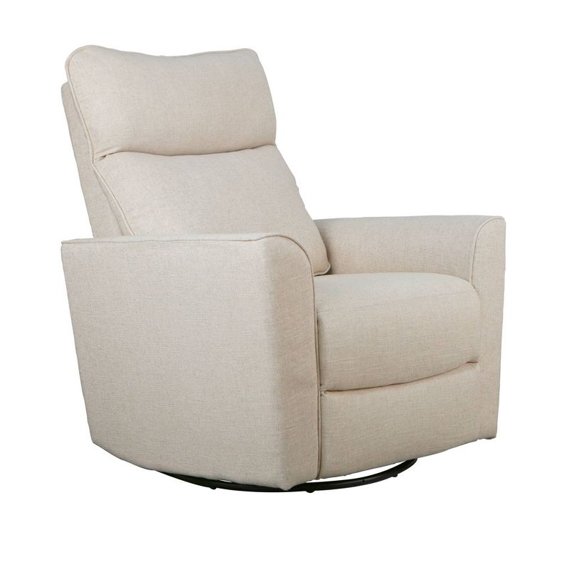Karla Dubois Soho Swivel Accent Chair - Canvas