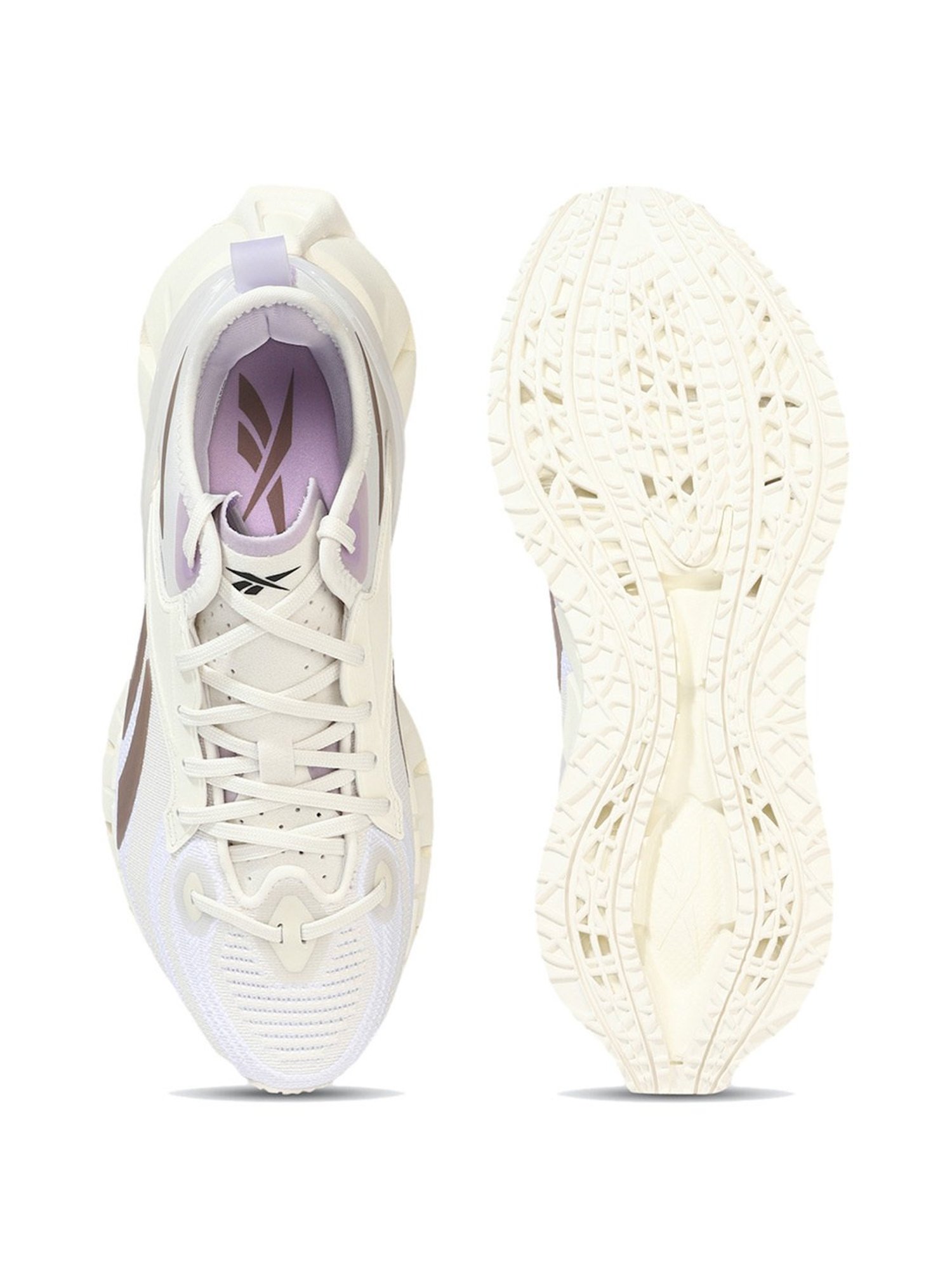 Reebok Women's Zig Kinetica 3 Off White Running Shoes