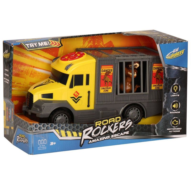 Kid Galaxy Road Rockers Motorized Escape Dino Truck with Sound