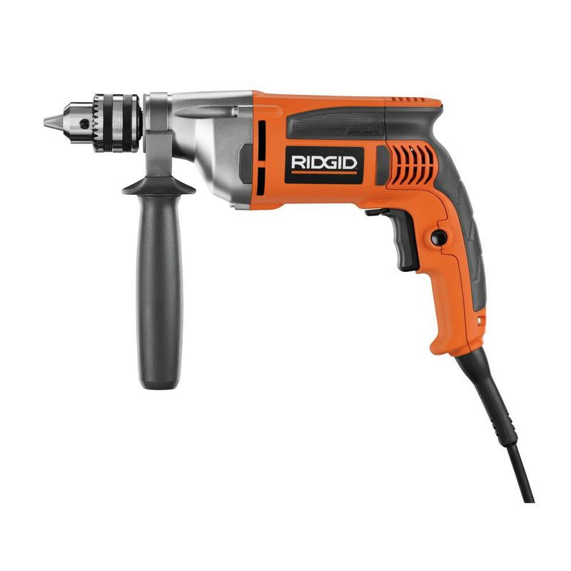 Ridgid ZRR7111 8 Amp 0 - 850 RPM Variable Speed Reversible Heavy-Duty 1/2 in. Corded Drill