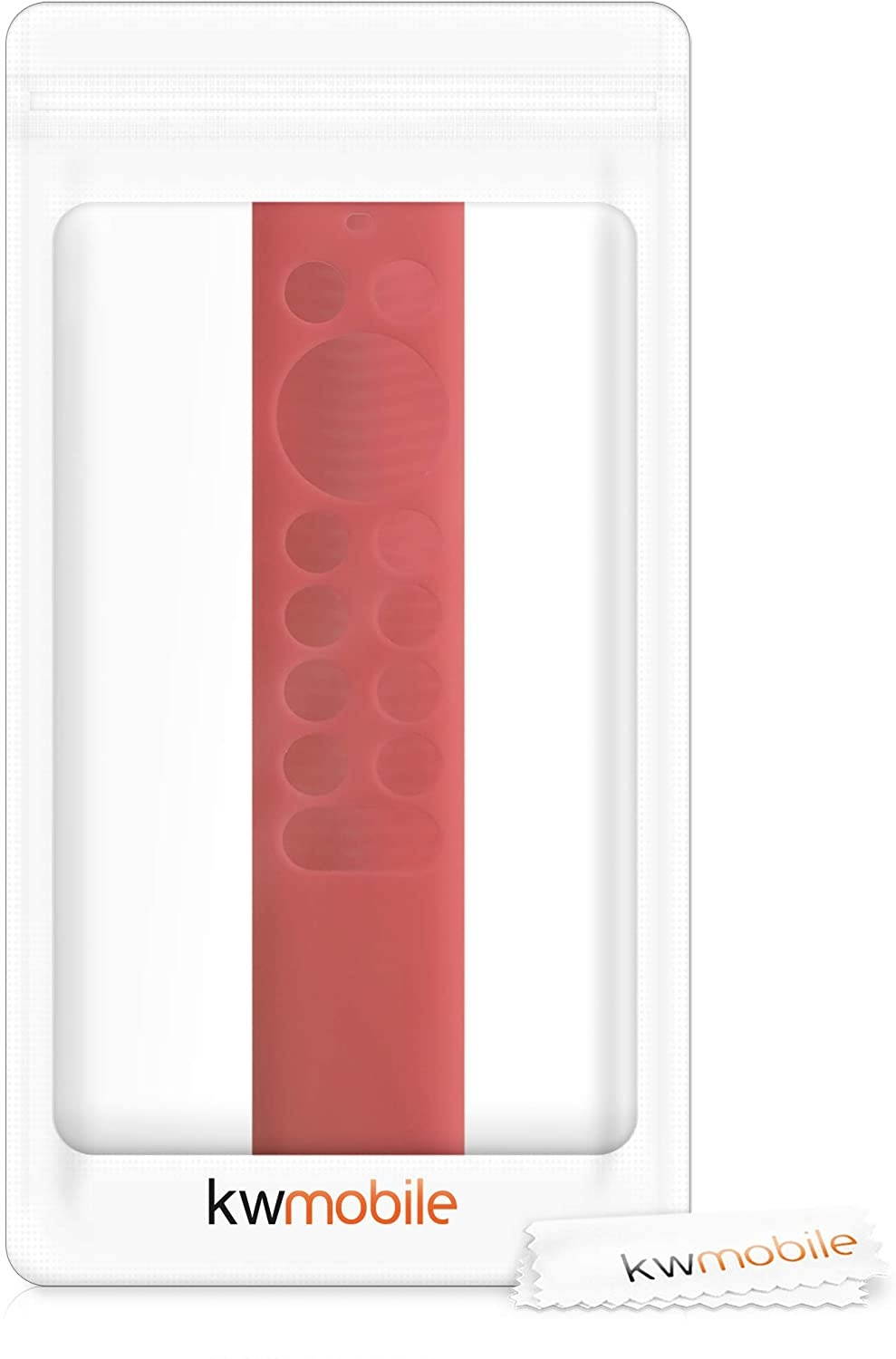 kwmobile Silicone Case Compatible with Shield TV pro/4K HDR - Anti Slip Protective Cover for TV Remote Control - Red