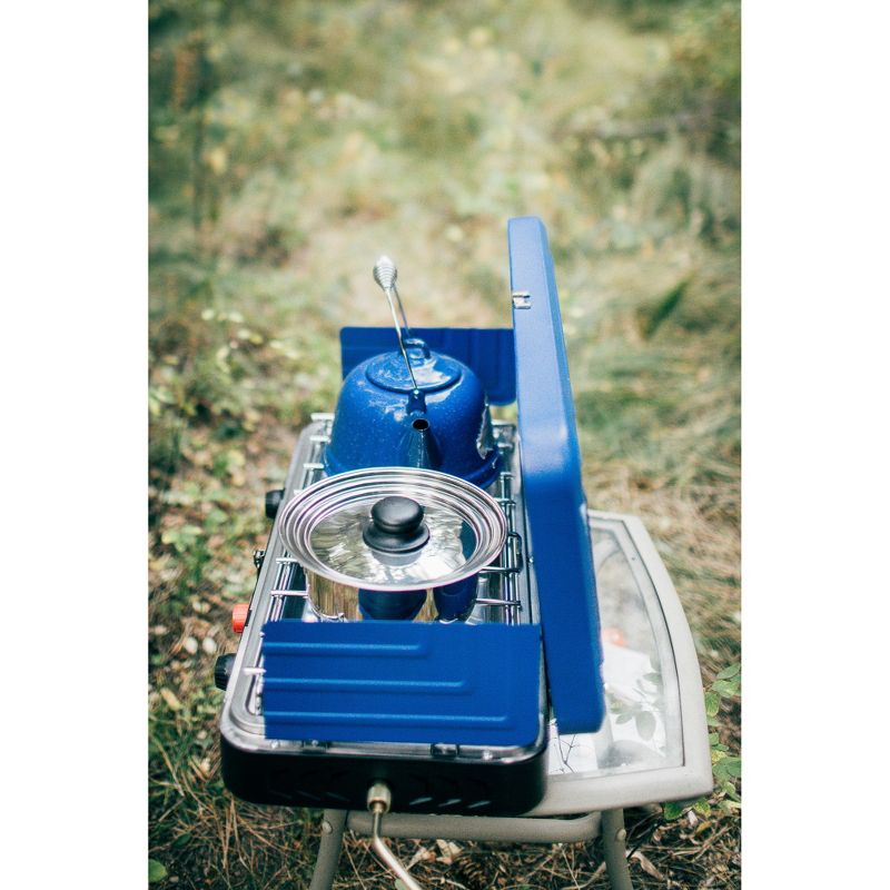 Stansport Double Burner Propane Stove Blue
