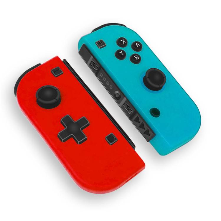 Wireless game Bluetooth controller charging,Wireless Joy-con Controller for N-Switch Console, Left and Right Switch Pro Remote Controller, Upgrade Version Plug and Play Auto Connect,, Blue Red