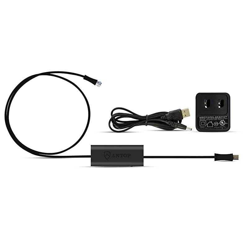 Smartpass Amplifier TV Signal Booster for Any NonAmplified TV Antenna High Gain amp Low Noise amp Builtin 4G LTE FilterAmplify VHF and UHF Signals Included USB Power Adapter and 5ft USB Cable