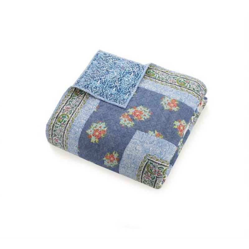 Full/Queen Talca Quilt Blue/White/Red - Jessica Simpson