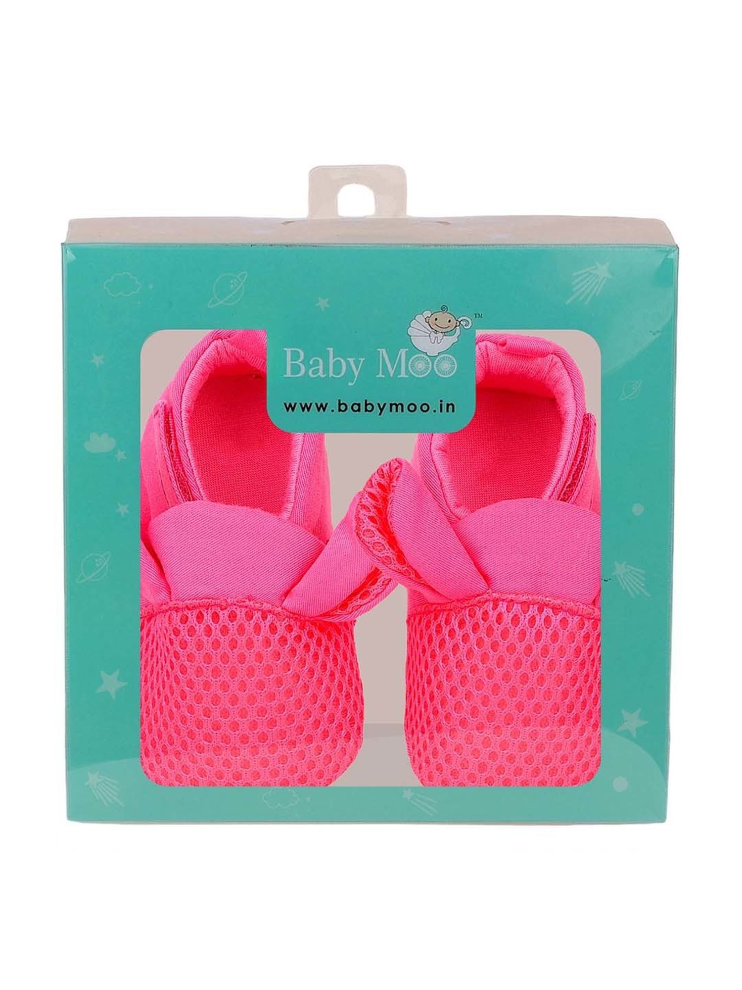 Baby Moo Kids Pink Casual Booties