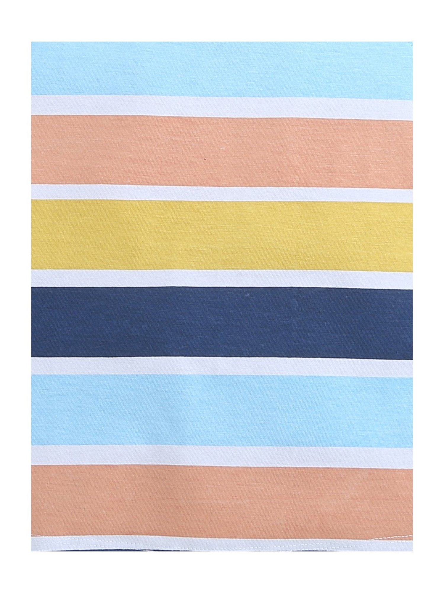 Bumzee Kids Multicolor Striped T-Shirt