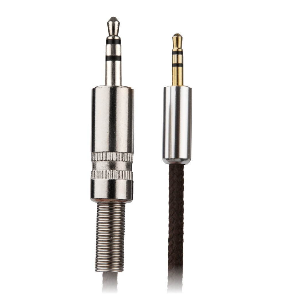 REYTID Sennheiser HD200 HD210 HD270 HD490 HD495 HD500 HD570 HD590 EH2200 EH2700 Audio Cable - Braided Metal - Headphones Replacement Audio Lead Part Wire 091581 for iPhone Android