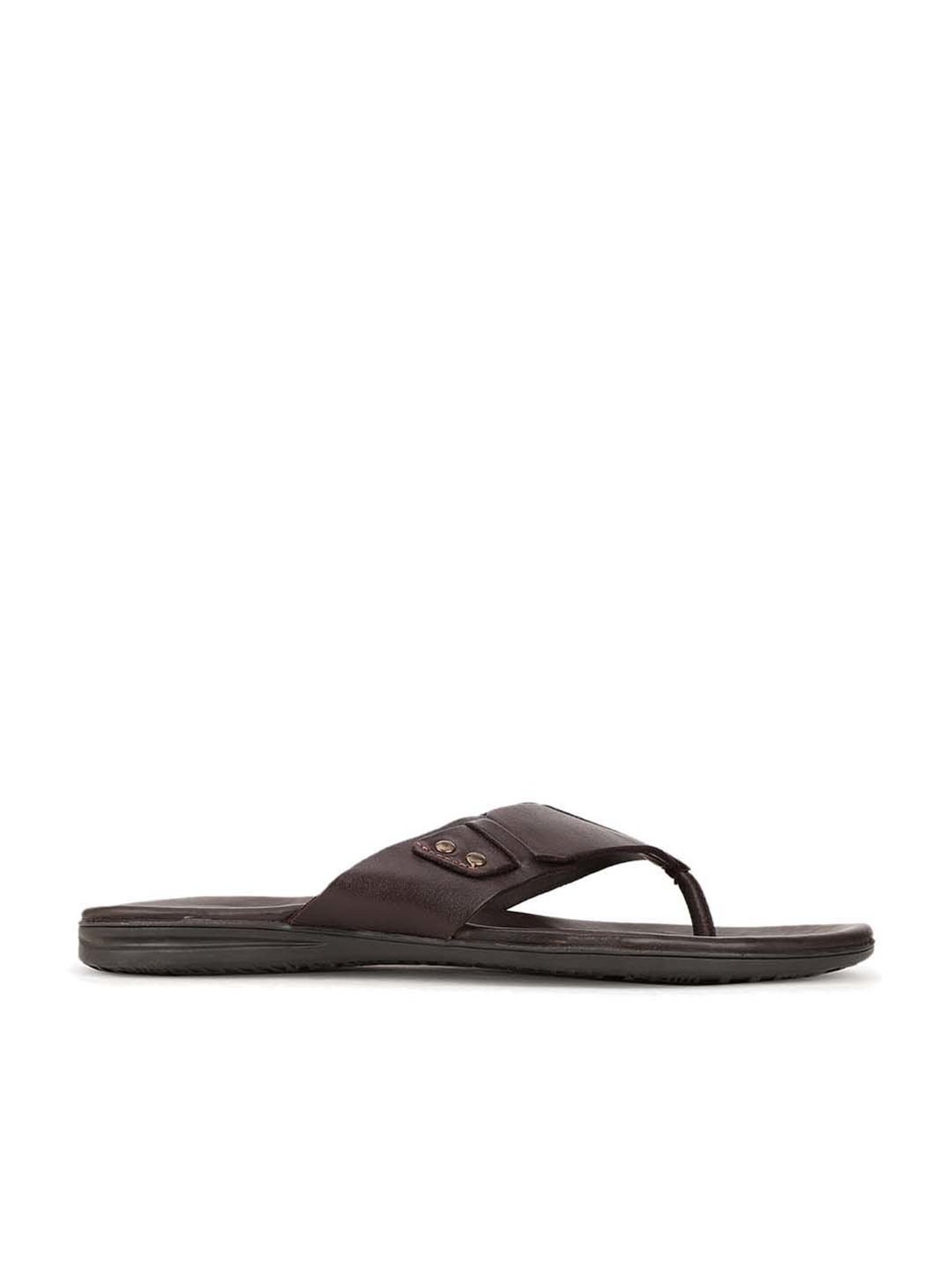 Hush Puppies by Bata Men's Chocolate Brown Thong Sandals