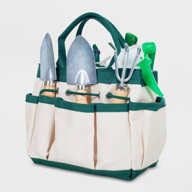 6pc 7" Steel Indoor Garden Tool Set - Pure Garden