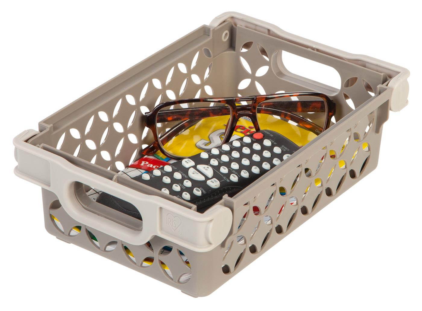 IRIS Small Decorative Basket, 1 Pack, Tan