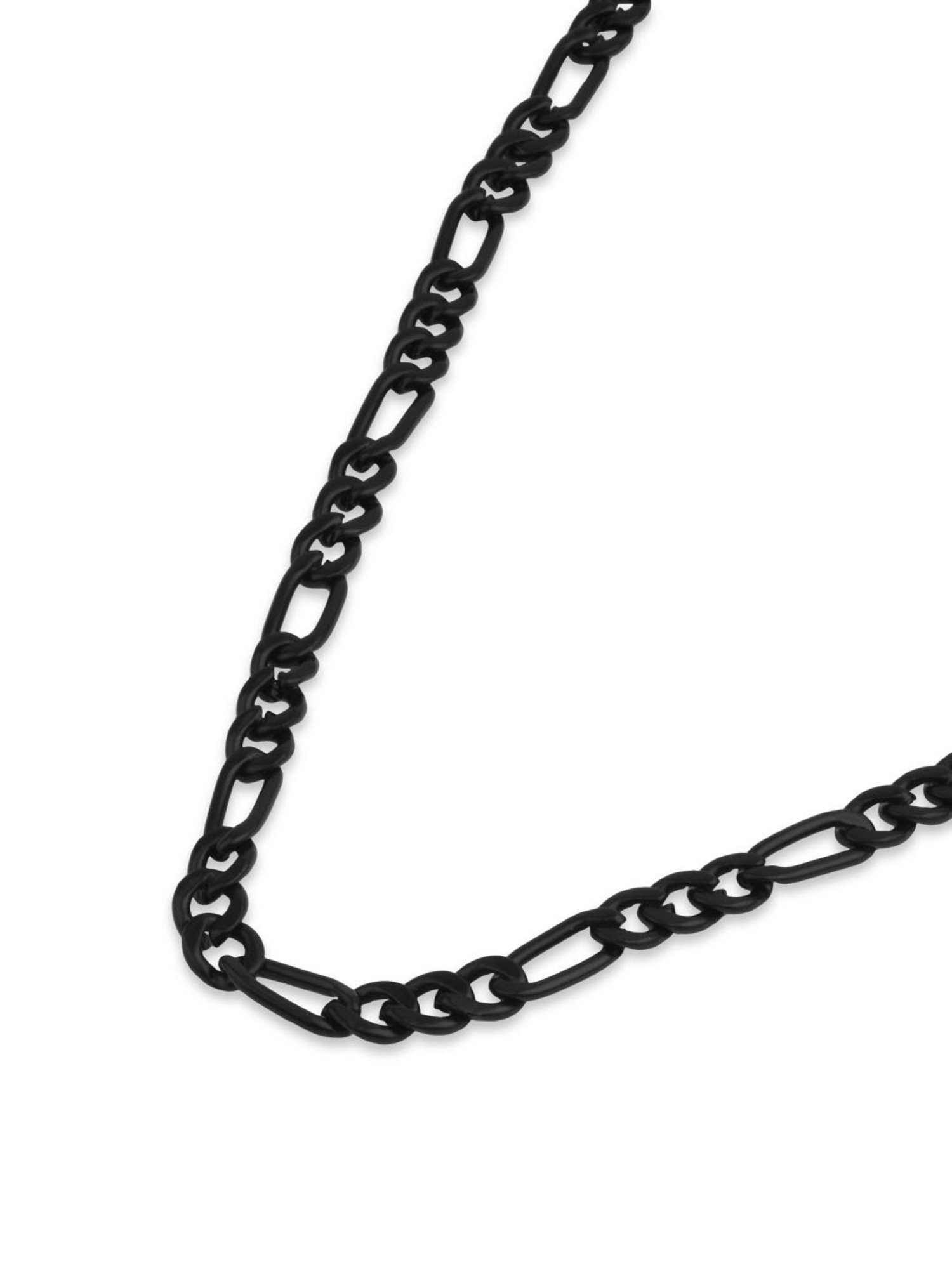 The Bro Code Black Sachin Link Necklace For Men