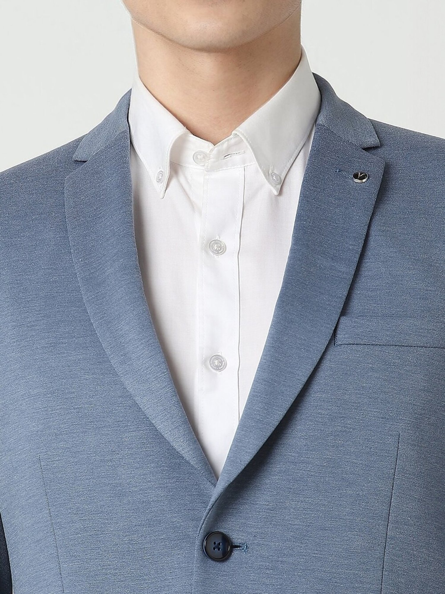 Vastramay Black Regular Fit Blazer