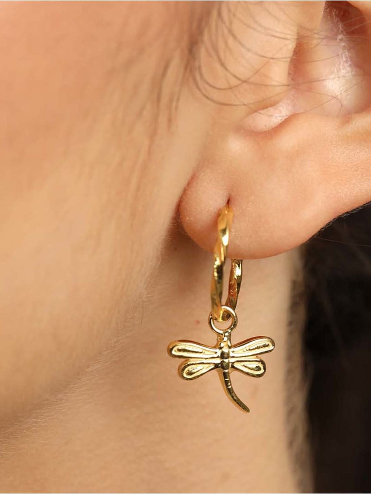 Clara 92.5 Sterling Silver Butterfly Earrings for Women