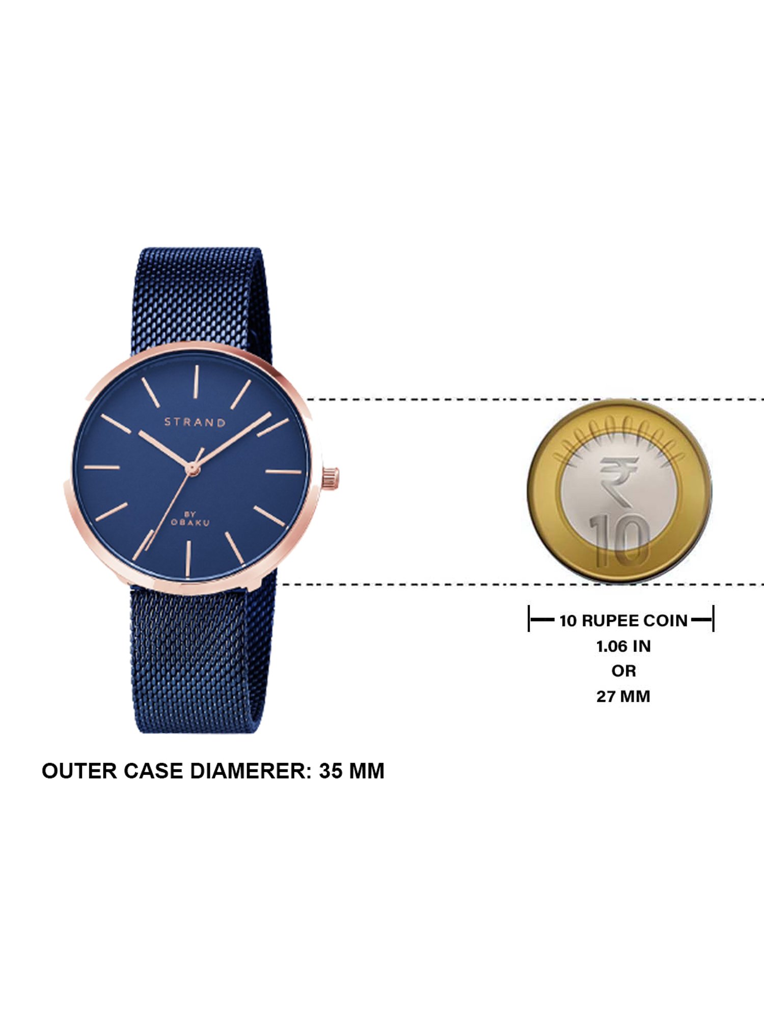 STRAND by Obaku S700LXVLML Sunset Analog Watch for Women