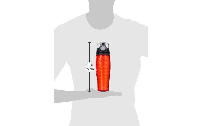 Thermos Intak 24 Ounce Hydration Bottle with Meter, Red