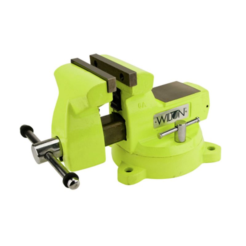 Wilton 63188 1560, High-Visibility Safety Vise, 6 in. Jaw Width, 5-3/4 in. Jaw Opening