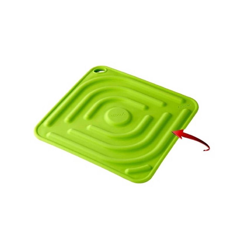 Cookduo Air Trivet - Lime Silicone Trivet and Pot Holder