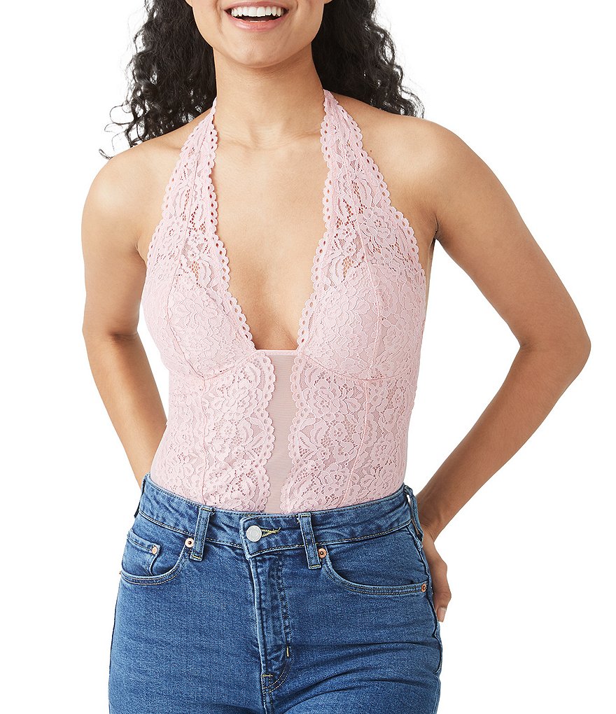 b.tempt'd by Wacoal Ciao Bella Low Plunge Neck Bodysuit