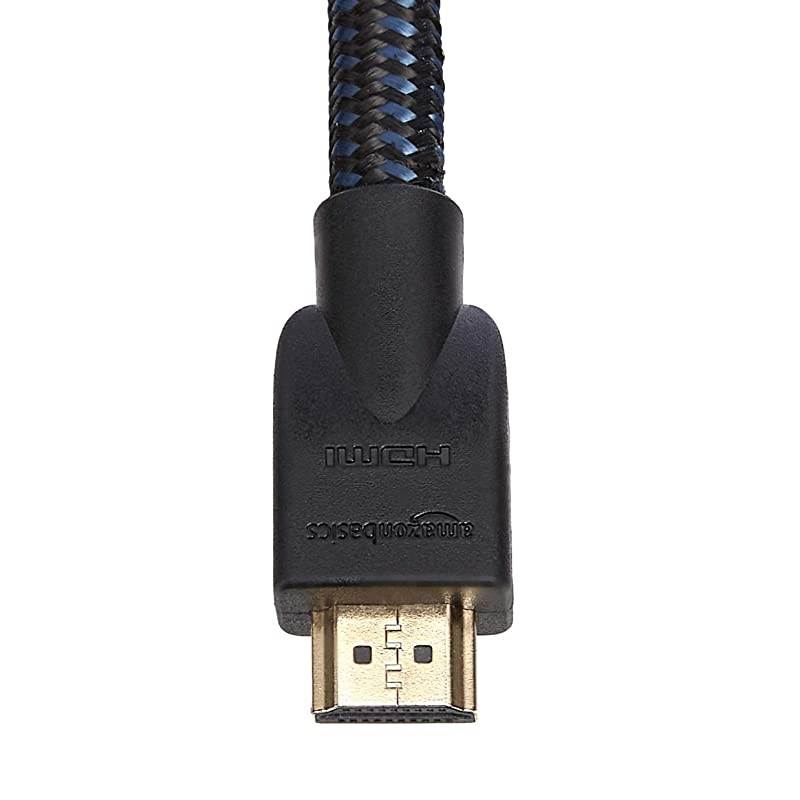 Basics NylonBraided 4K 18Gbps HDMI to HDMI Cable 25 Feet