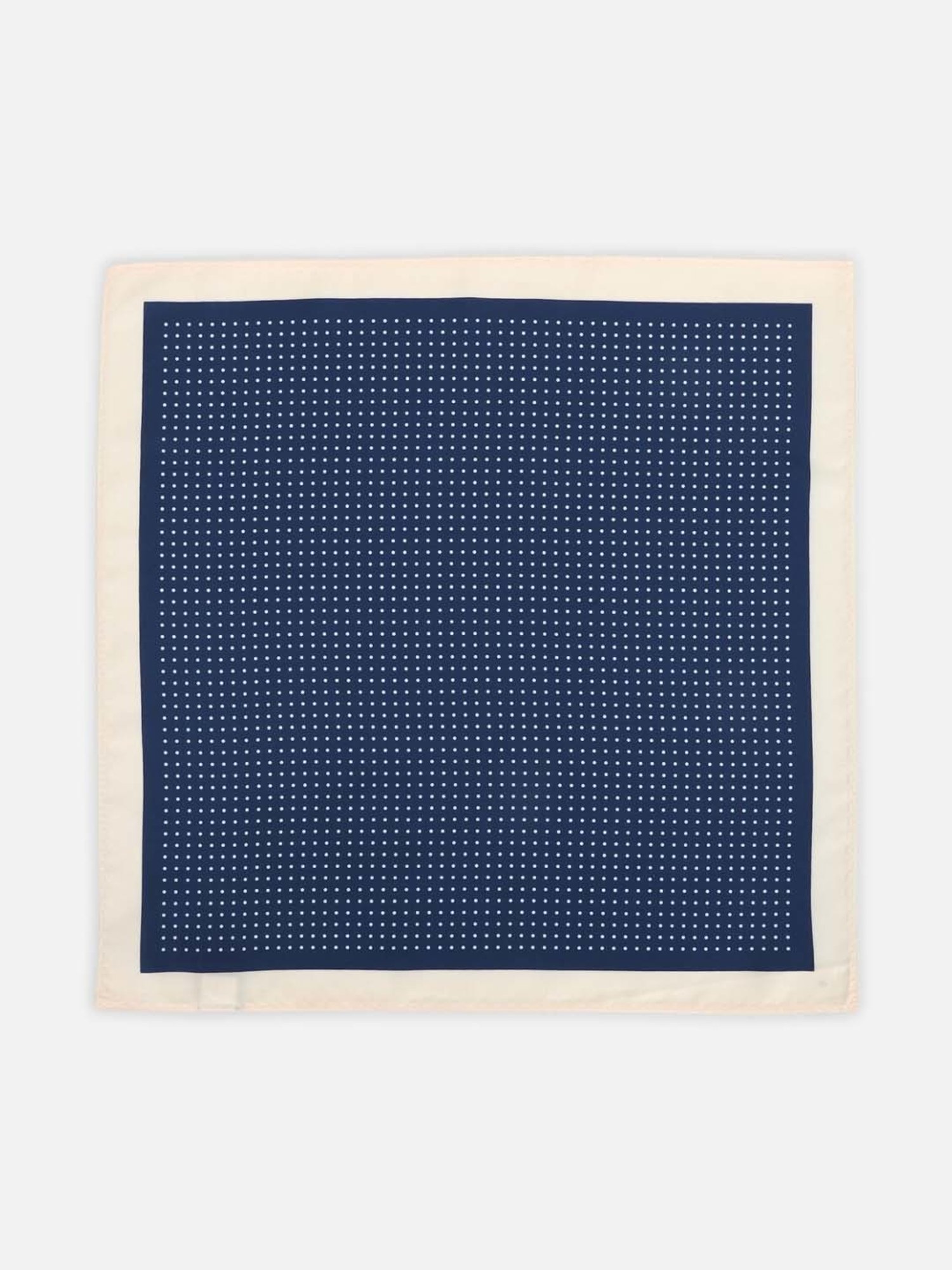 CHOKORE Brown and Yellow Plaid Pocket Square