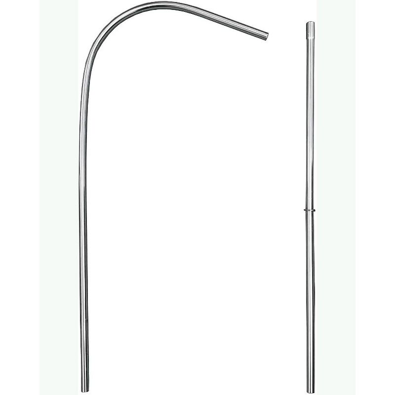 Birds Choice Stainless Steel Pedestal Birdbath Dripper Silver/Black