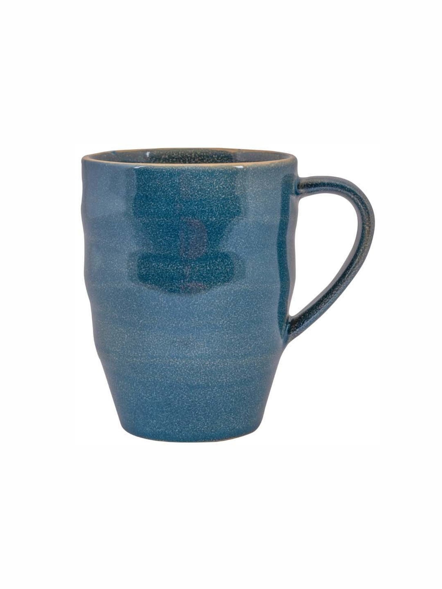 White Gold Teal Blue Porcelain 8.2 cm Mug - Set of 2