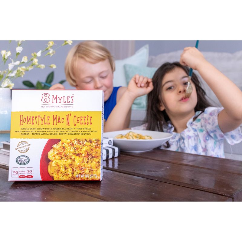 8 Myles Frozen Three Cheese Homestyle Mac - 8oz