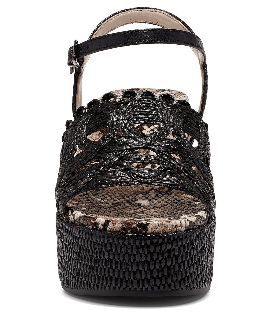 Jessica Simpson Camilia Raffia Platform Wedges