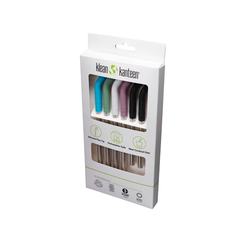 Klean Kanteen Stainless Steel Straw 6pk