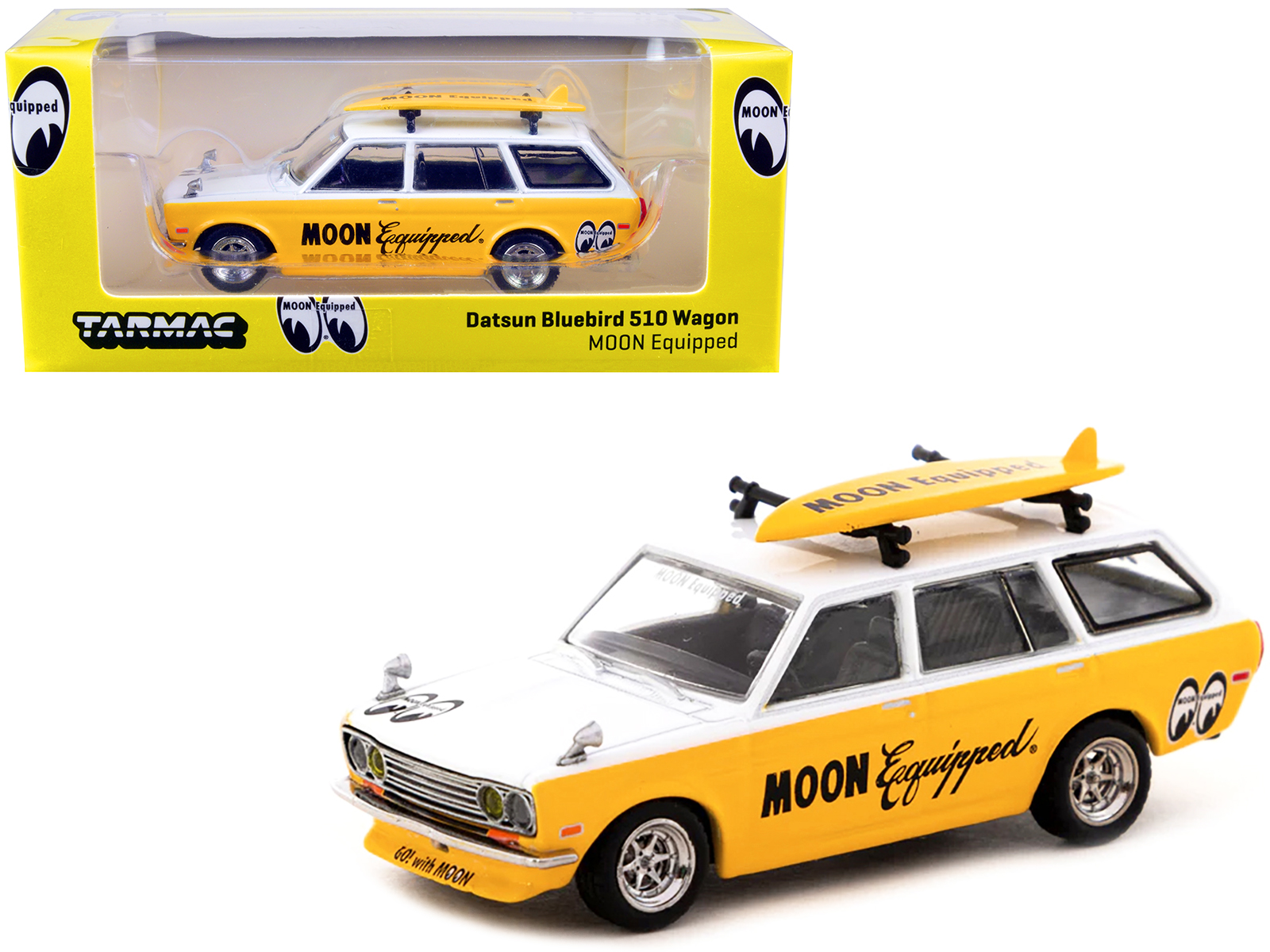 1972 Datsun 240Z Purple with Dark Gray Hood 1/64 Diecast Model Car by Muscle Machines