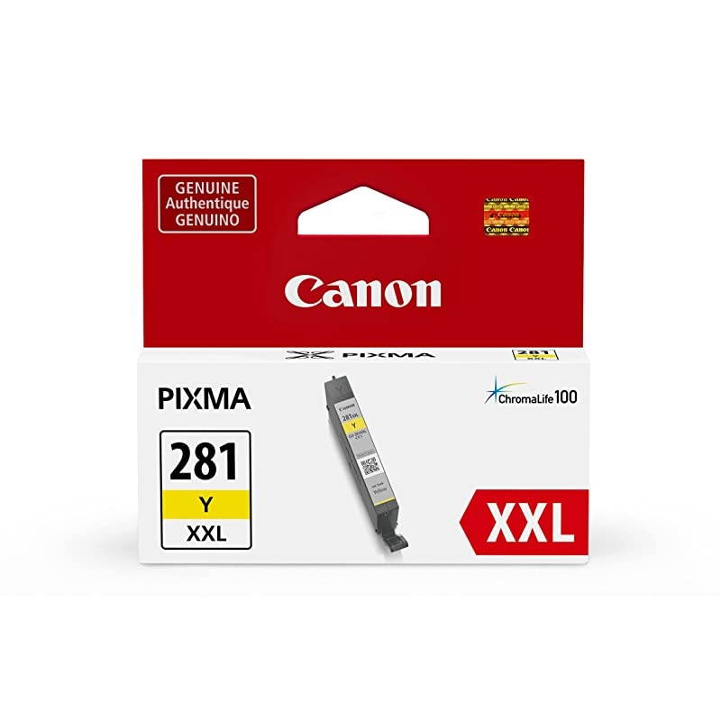 Genuine Ink Cartridge CLI-281XXL Yellow Ink