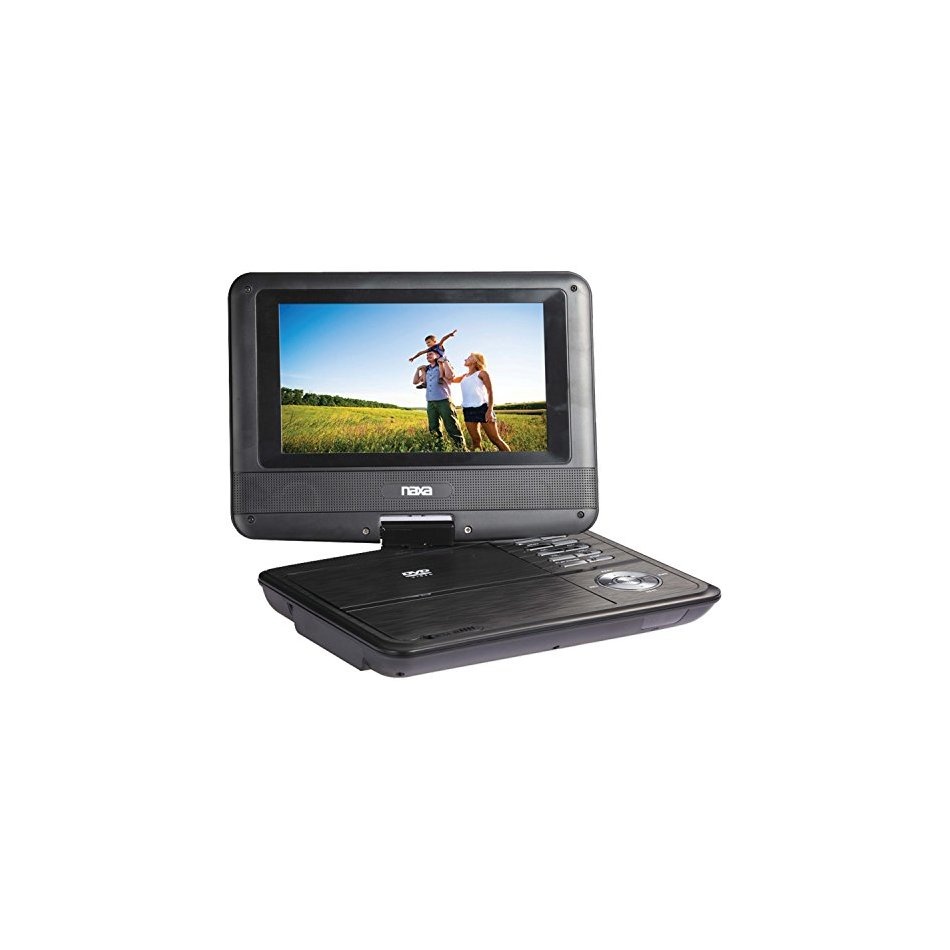 Naxa NPD703 7 TFT LCD Swivel-Screen Portable DVD Player