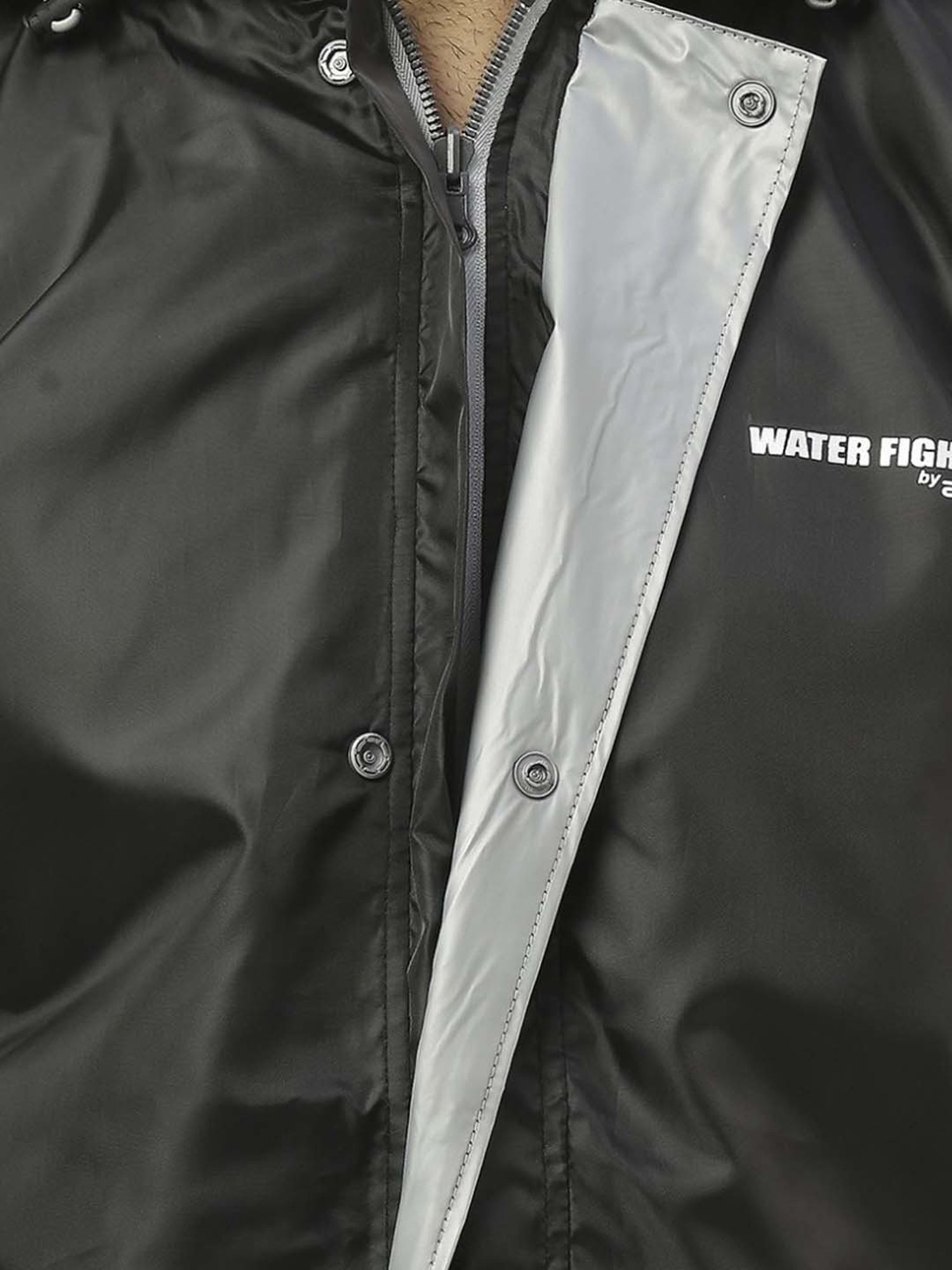 Zeel Black Raincoat Set