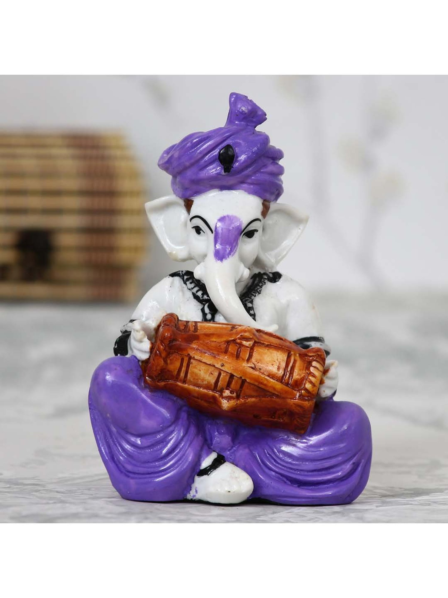 eCraftIndia Lord Ganesha playing Dholak