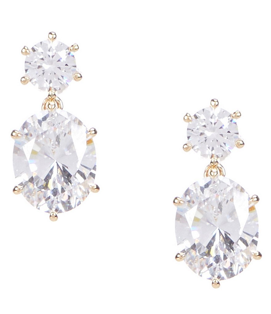 Nadri Frolic Oval Drop Earrings