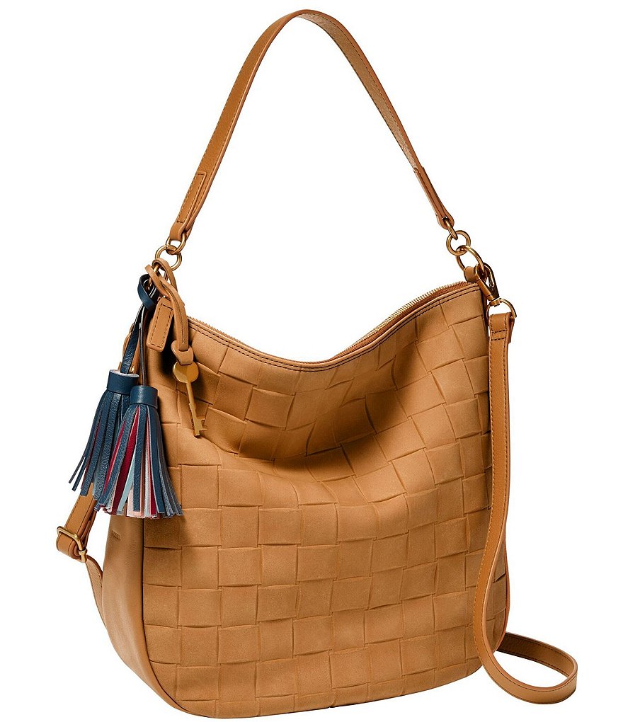 Calvin Klein Ivy Linen Python Hobo Bag