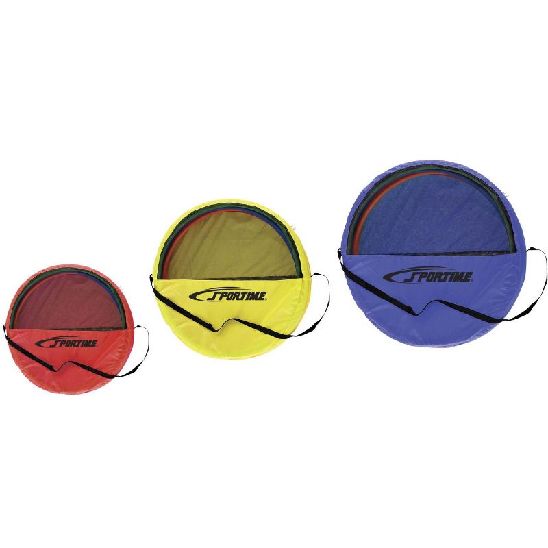 Sportime Hoop Tote-N-Store Bag, Red, 24 Inches